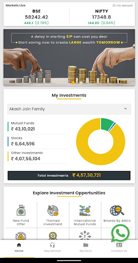 Android application Investify Plus screenshort