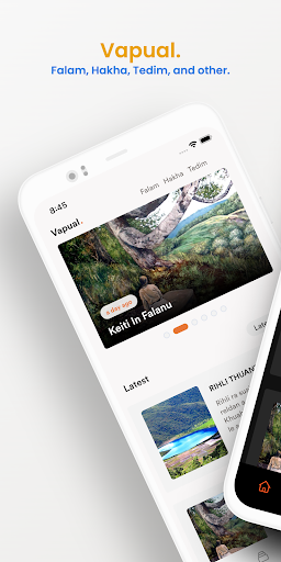Android application Vapual screenshort