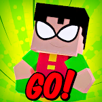 Cover Image of ダウンロード 3D Skins Teen Titans For Mcpe 1.0 APK