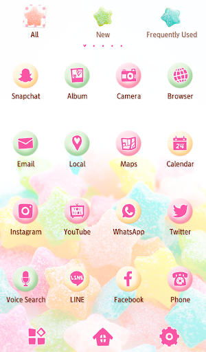 Star Candies Theme +HOME Screen 3