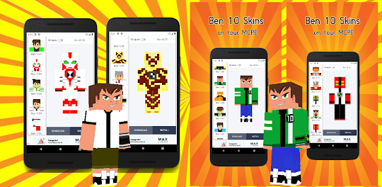 Ben 10-Skins für Minecraft PE
