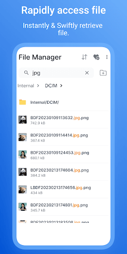 File Manager - Status Saver Screen 3