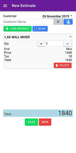 Aster Billing Order App