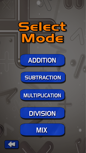 Android application Math Test - Brain Workout screenshort