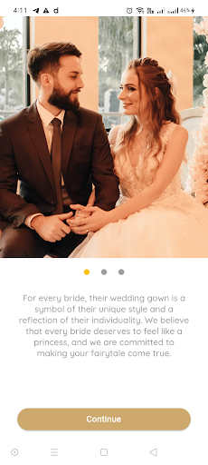 Android application Weddinggown screenshort