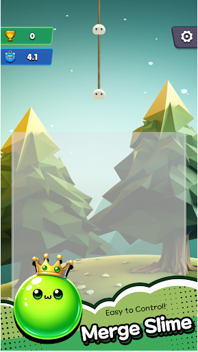 Android application MergeSlime: Cute Matching Game screenshort