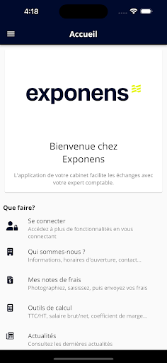 Android application MyExponens screenshort