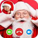 Cover Image of ダウンロード Santa Claus Video Calling Simulated 1.0 APK