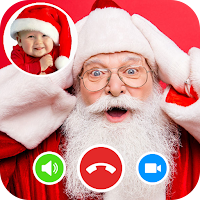 Santa Claus Video Calling Simulated
