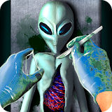 Surgeon alien UFOs. Operation icon