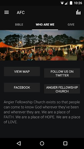 Angier Fellowship Church Screen 3