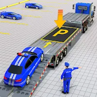 Crazy Car Transport Truck Game