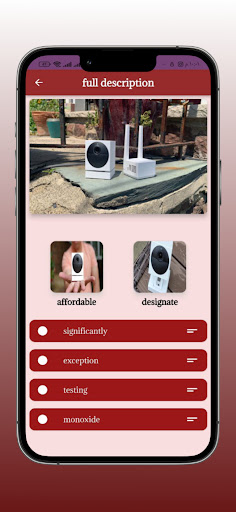 Android application Wyze Cam Outdoor Guide screenshort
