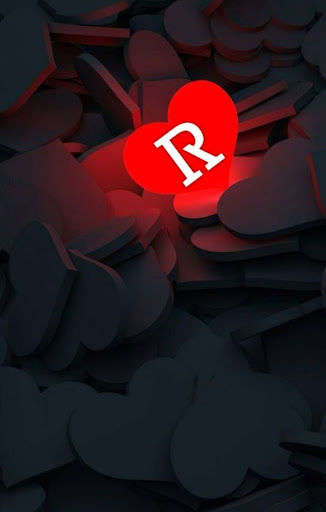 Android application R Letters Wallpapers screenshort