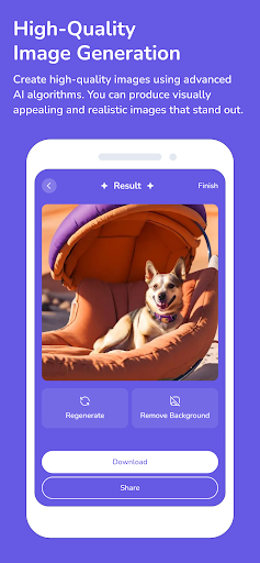 Screenshot of Image AI. Desygner