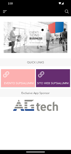 Android application EVENTI TICINO BUSINESS screenshort