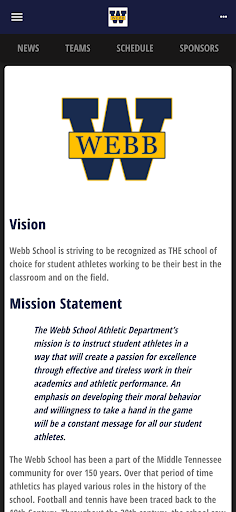 The Webb School Screen 3