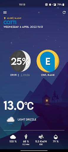 Android application Oracowl screenshort