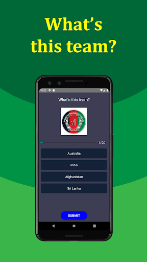 Cricket Legend Quiz Game Screenshot