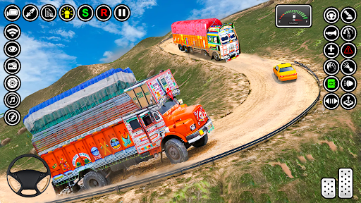 Android application Indian Cargo Truck Indian Game screenshort