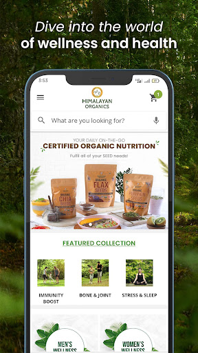 Android application Himalayan Organics screenshort