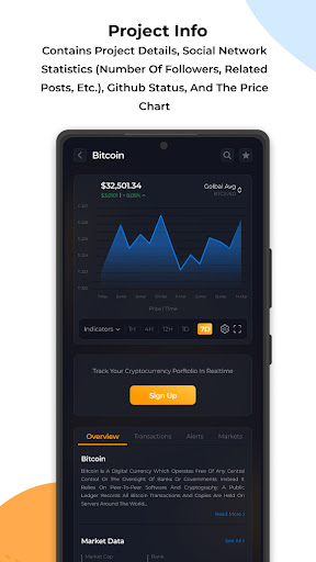 CryptoEye - AI Crypto Tracker Screen 2
