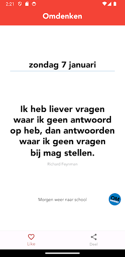 Scheurkalender Screen 3