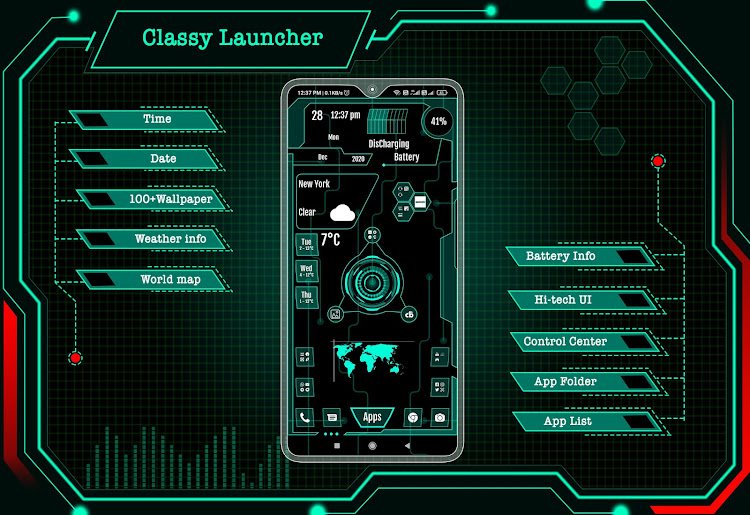 Classy Launcher -App lock,Hide - 23.0 - (Android)