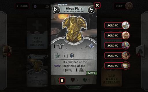 Sword & Sorcery Companion App Screen 3