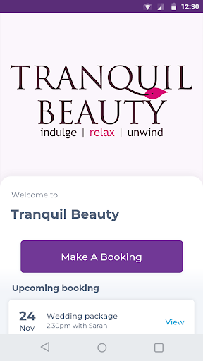 Android application Tranquil Beauty screenshort