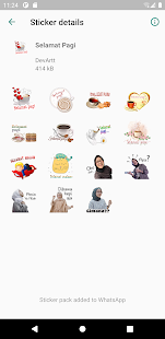 Stiker Selamat pagi Selamat malam - WAStickerApps 1.0 APK + Mod (Free purchase) for Android