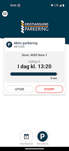 Kristiansund Parkering Screen 2