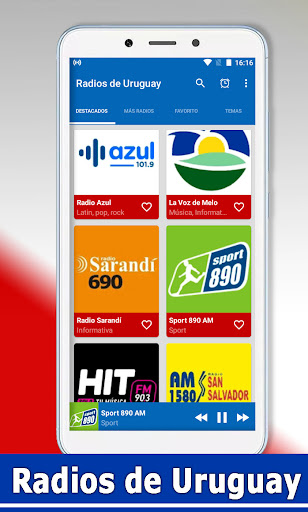 Android application Radio Uruguay screenshort