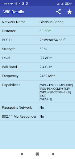 Ultimate WiFi Strength Meter Screen 3