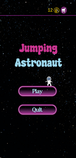 Android application Jumping Astronaut screenshort