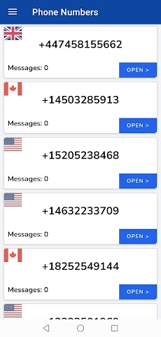 SMS Numbers Receive SMS Onlineのおすすめ画像1