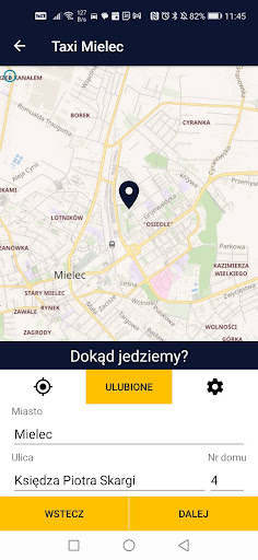 Taxi Mielec Screen 3