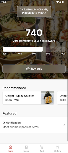 Android application Capital Musubi screenshort