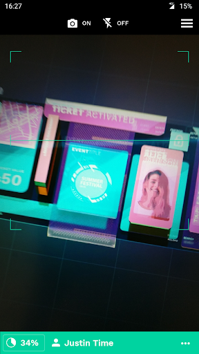 GET IN - Ticket Scanner Screen 2