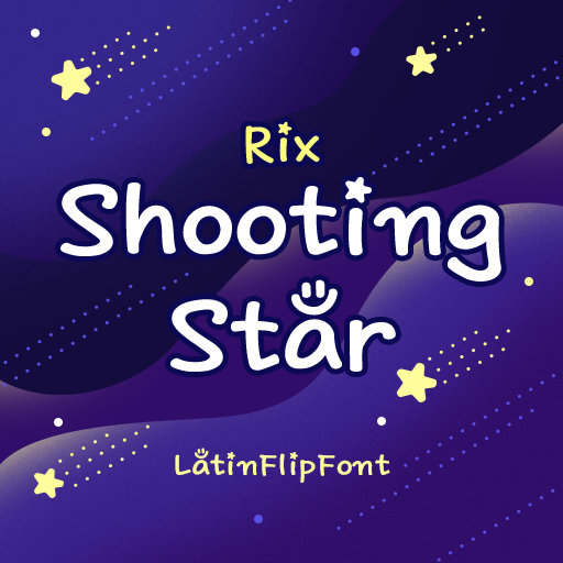 RixShootingStar™ Latin FlipFon logo