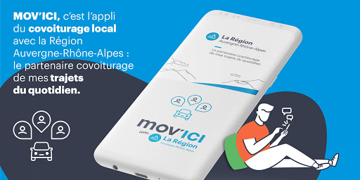 Android application MOV’ICI, covoiturage en AURA screenshort