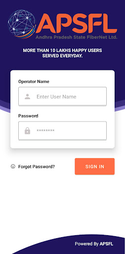 Android application APSFL LMO KYC screenshort