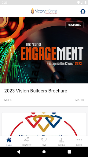 Android application Victory In Christ App screenshort