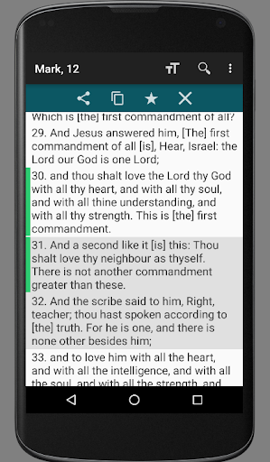 Screenshot of Darby Translation Bible