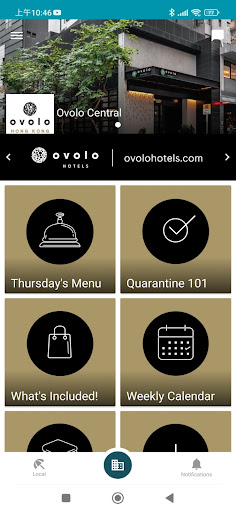 Android application Ovolo Hotels Hong Kong screenshort