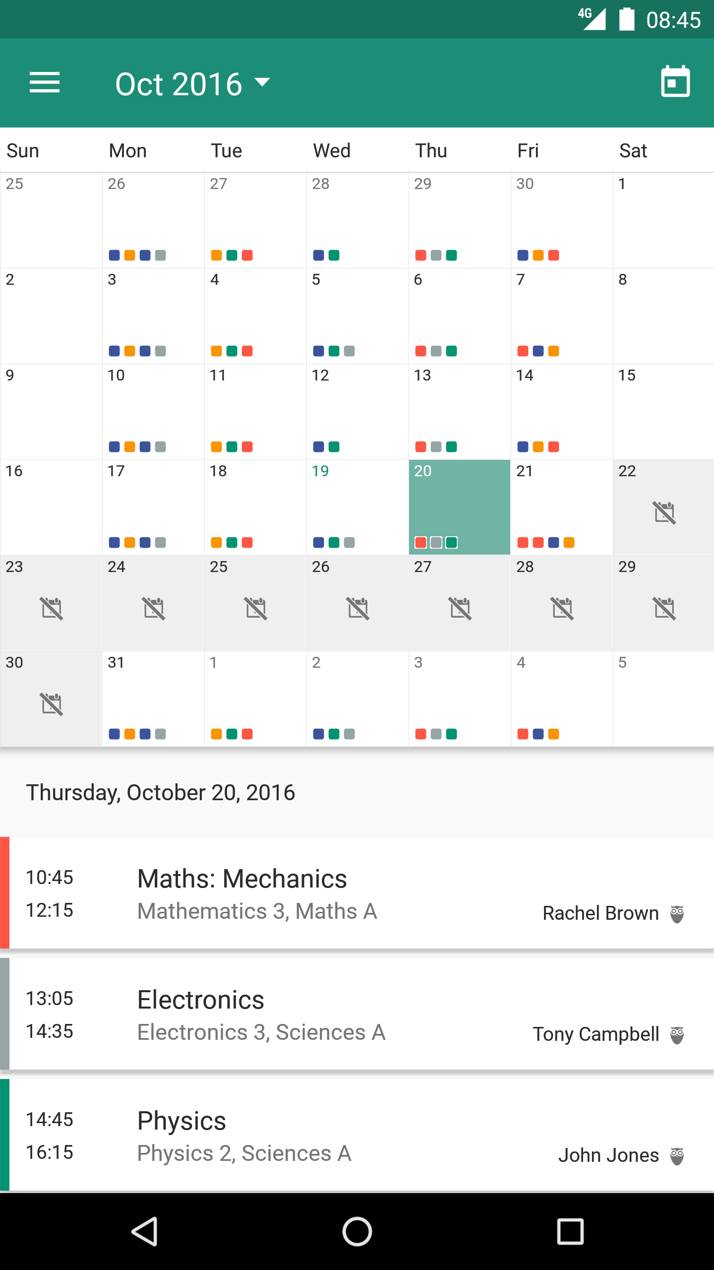 Android application My Study Life - Digital School Planner You Need screenshort