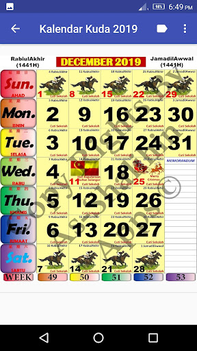 Kalendar Kuda Malaysia 2019 App Store Data Revenue Download Estimates On Play Store