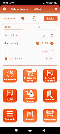 Android application Mesou screenshort
