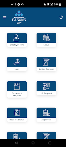 Pasons Group ESS Screen 3