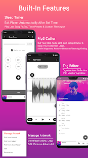 Muziko Music Player لقطة شاشة